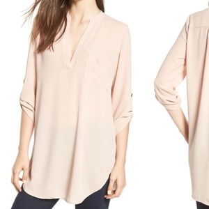 Lush Tab Sleeve Tunic